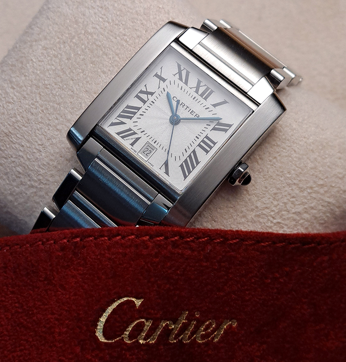 Large Cartier Tank Automatic Wristwatch Ref. W51002Q3